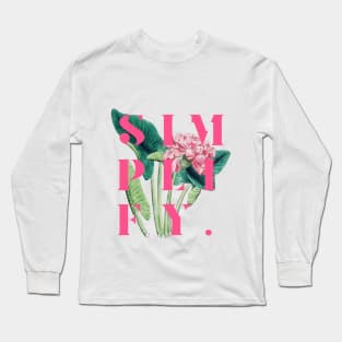 Simplify Long Sleeve T-Shirt